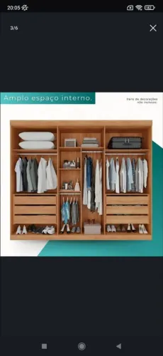 Guarda Roupas 6 portas Casal