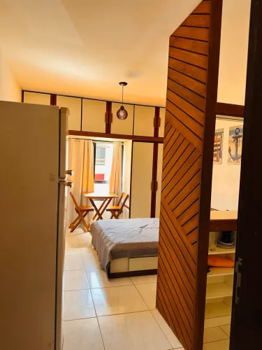 Studio Top Mobiliado e Decorado pé na areia
