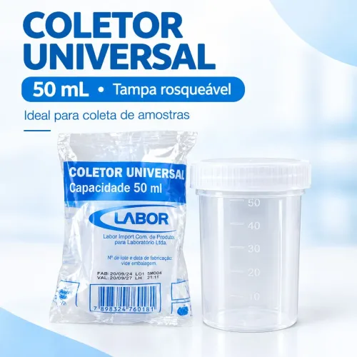 Coletor Universal 50 mL