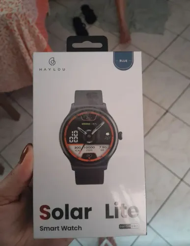 Relógio Smartwatch Haylou Solar Lite Strava Chamdas Original