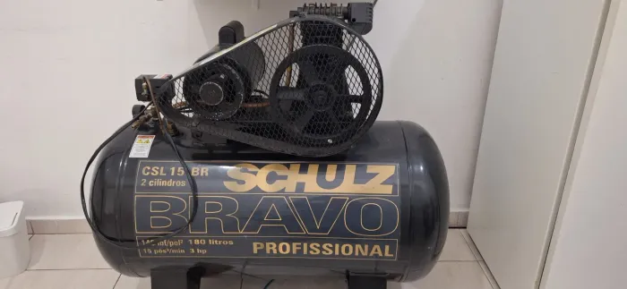 Compressor Schulz 3hp 180L 15 pés