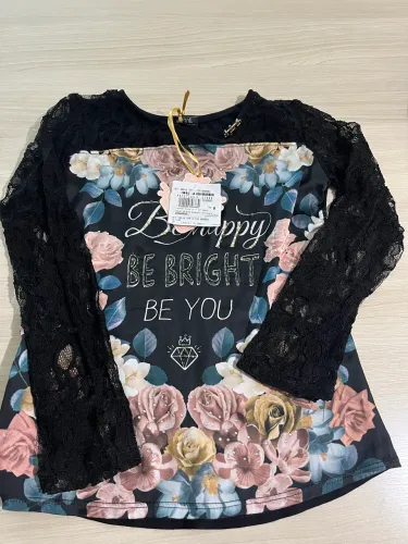Blusa Manga longa -Tamanho 8 
