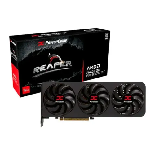 RX 9070XT Powercolor Reaper - LACRADA - NF + GARANTIA