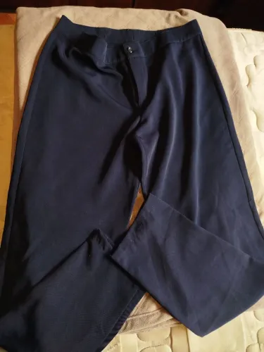 Calça social azul 