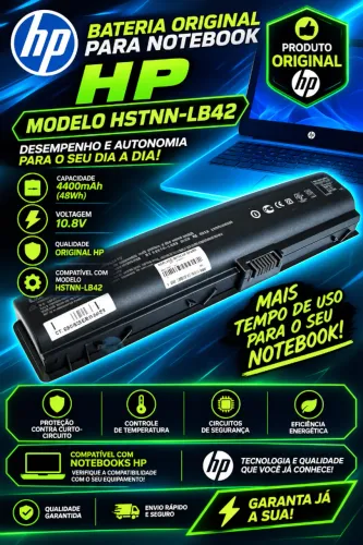 Bateria Original Para Notebook HP Modelo HSTNN-LB42