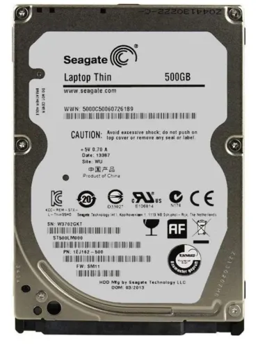 HD 500 NOTEBOOK / CFTV SEAGATE 