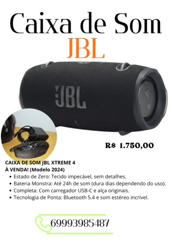 JBL XTREME 4 ( aberto a negociar)