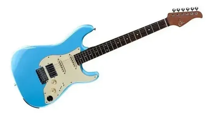 Guitarra Elétrica Mooer Gtrs Stratocaster Sonic Blue 6 Cordas