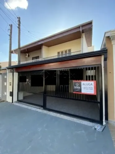 Sobrado misto para alugar por R$ 3.100,00/mês no bairro Morada do Sol em Americana/SP.