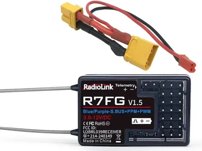 Receptor Radiolink R7fg V1.5 - 7 Canais Novo