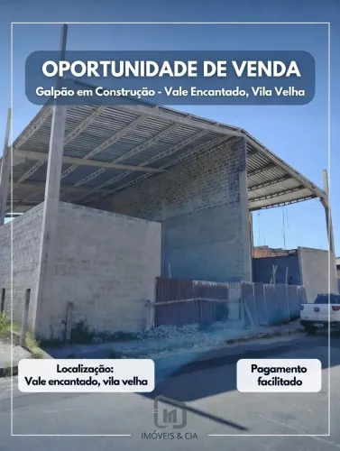 2 Galpões Novos em construção - 250m2 Cada - Vale Encantado, Vila Velha - ES, Imperdível!