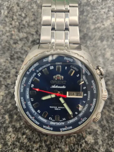 Relógio orient retro automático
