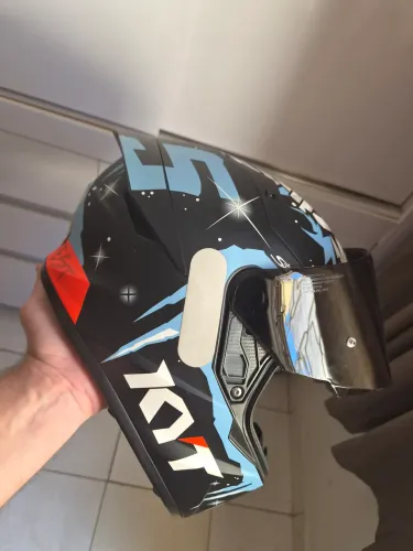 Capacete KYT TT Course Masia Winter Test, tamanho P.