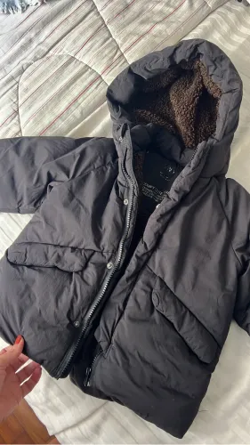 Casaco inverno zara 24-36 meses revestido com pelo