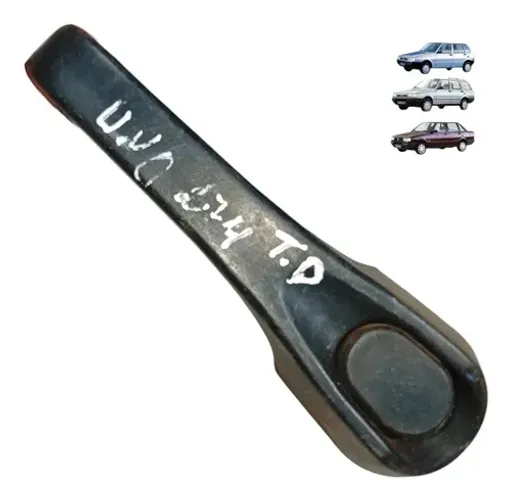 Macaneta Porta Externa Fiat Uno Elba Premio 1989 1990 1991 Preto Traseira