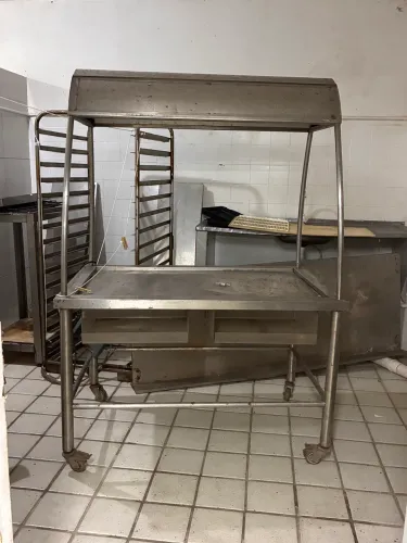 Promoção carro de inox grande 