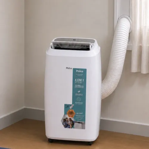 Ar-Condicionado Portátil Philco 12.000 BTUs 127V Quente/Frio com Garantia