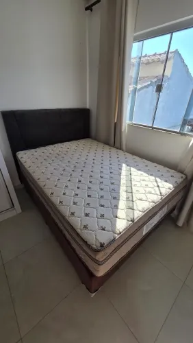 Cama Box Casal Com Cabeceira
