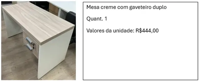 MESA DE ESCRITORIO