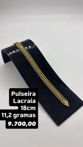 Pulseira de ouro 18k