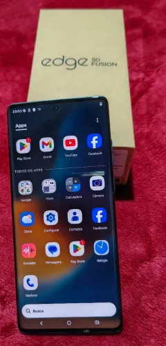 Celular moto edge 50 fusion tela trincada