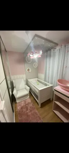 Berço que vira Mini Cama - Tulipa Baby