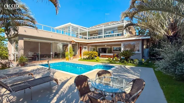 imóvel com Renda - Casa à venda no Urbanova SJC 4 Suítes + Escritório, Piscina - Pronta P/