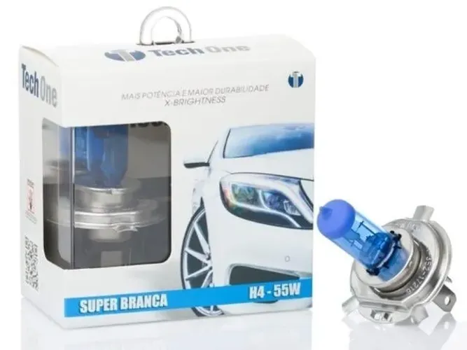 Lampada Super Branca H1,H3,HB3,HB4,H11,H7,H4