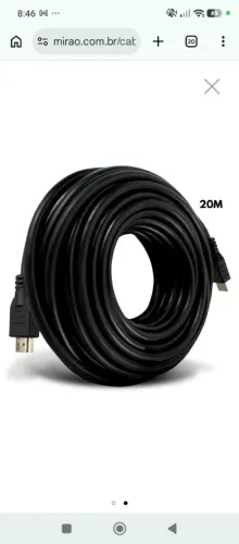 Cabo HDMI grazep d-h5000 novo 20m