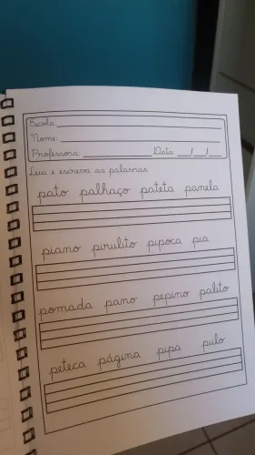 Apostila de caligrafia