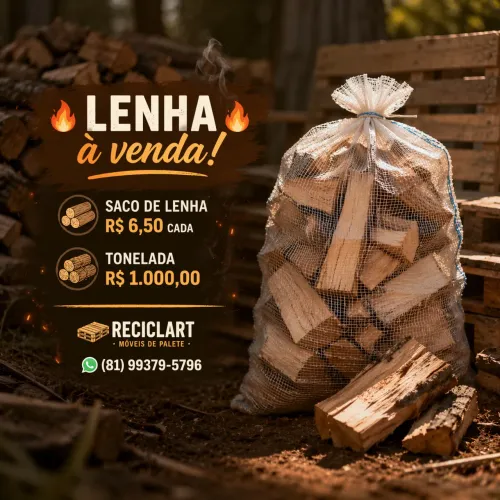 VENDAS DE SACO DE LENHAS 