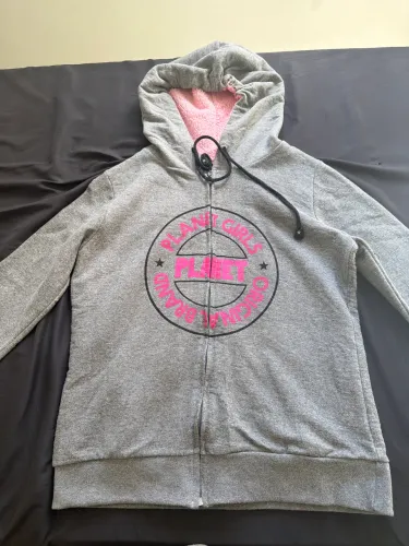 Moletom Planet Girls cinza com rosa! ?