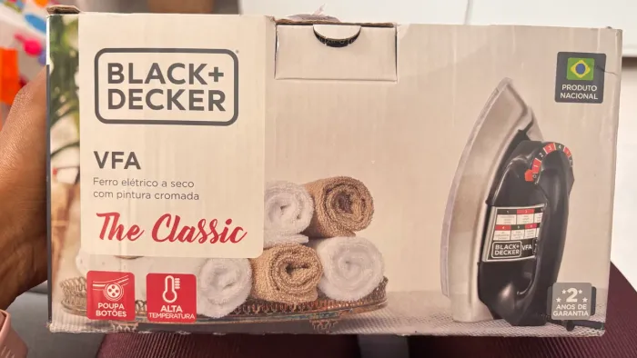Ferro de Passar Black+ Decker (Novo)