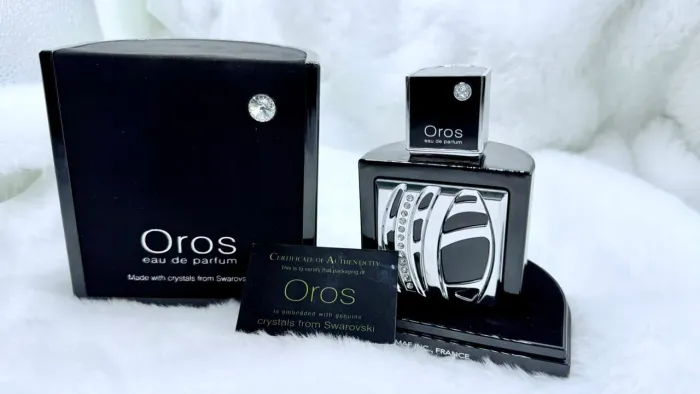 [RARIDADE] Perfume Oros Pour Homme 85ml com Cristais Swarovski Legítimos e Caixa de Luxo