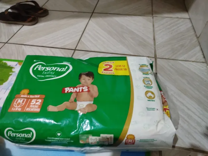 Troco Fraldas Personal Baby M por G ou XG