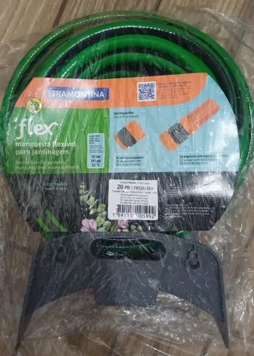Vendo Mangueira nova para Jardim Flex com Engate e Suporte Tramontina