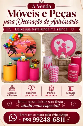 Móveis de Decoração para aniversário