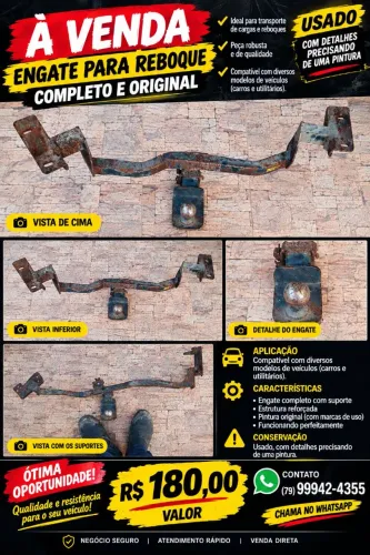 ENGATE PARA REBOQUE