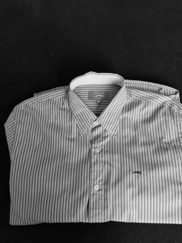 Camisa Polo USA listrada azul G