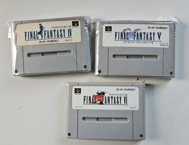 Combo jogos Final Fantasy Iv V VI super famicom Nintendo original japonês snes