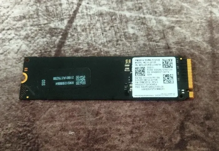 NVME 512GB SAMSUNG formatado e pronto 100% p/ uso