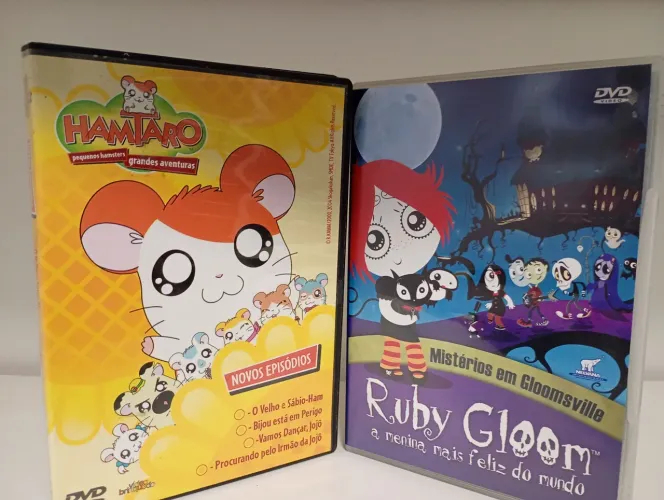 Dvd Ruby Gloon e Hamtaro 2 dvd item de colecionador.