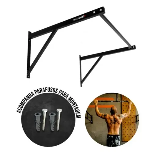 Barra Fixa Parede Original blackwolf