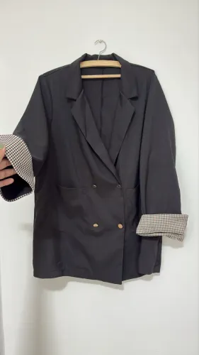Blazer feminino preto SHEIN xxl