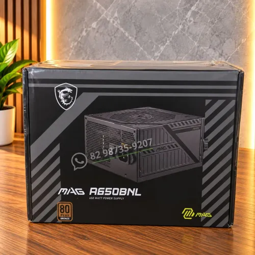 Fonte Gamer 650w MSI Nova Lacrada 80 Plus Bronze PFC ATIVO