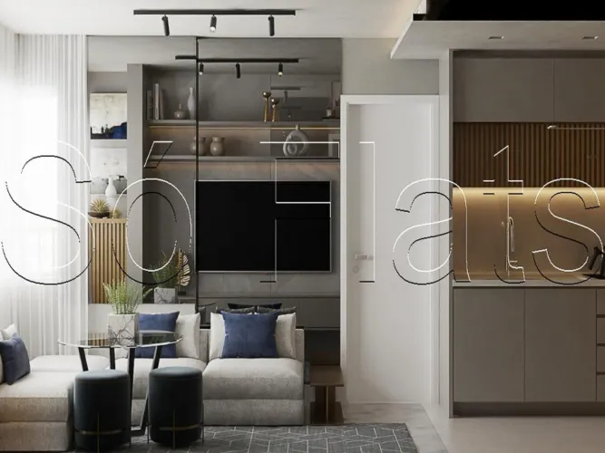 Studio Today Vila Olímpia, flat disponível para locação contendo 26m² e 01 dormitório.