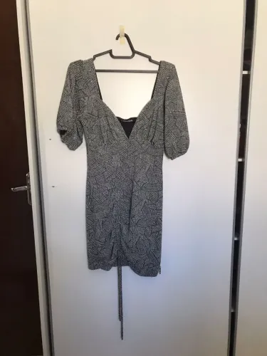 Vestido Planet Girls com brilho - manga bufante <br>ou