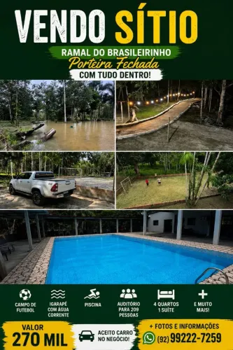 Sítio a venda aceito negociação