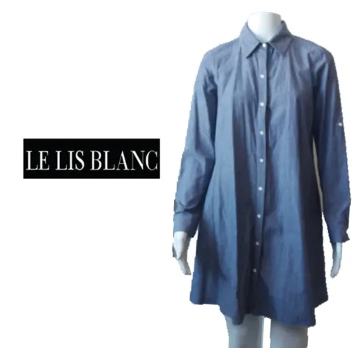 LE LIS BLANC vestido chemise jeans