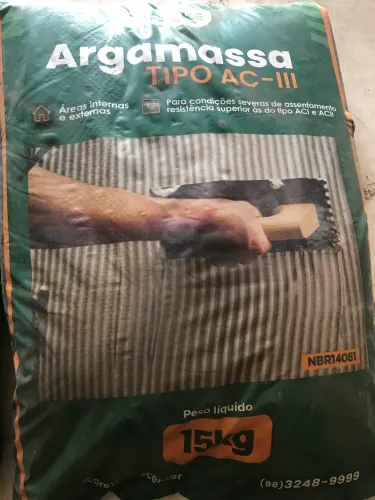 Vendo Argamassa Tipo AC-III